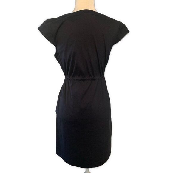 Theory Coop Barney’s Solid Midnight Blue Cap Sleeve Mini Dress Small - Picture 2 of 4